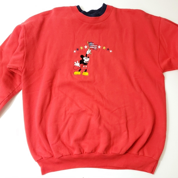 Vintage Mickey USA Sweatshirt Disney - Picture 2 of 7